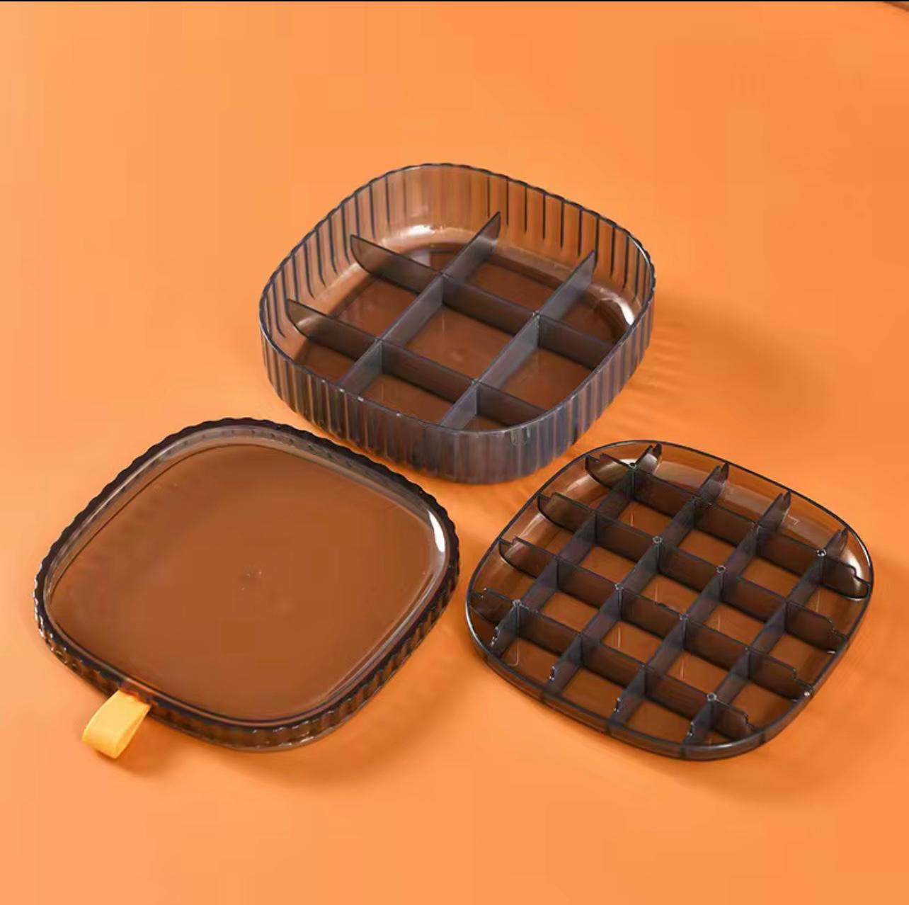 Portable Jewelry Box – Multi-Layer Storage for Earrings, Rings, Necklaces & Bracelets