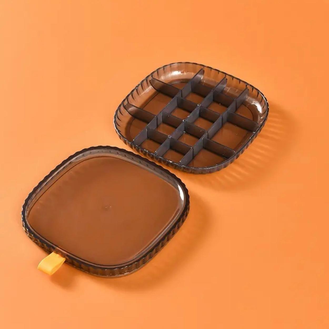 Portable Jewelry Box – Multi-Layer Storage for Earrings, Rings, Necklaces & Bracelets