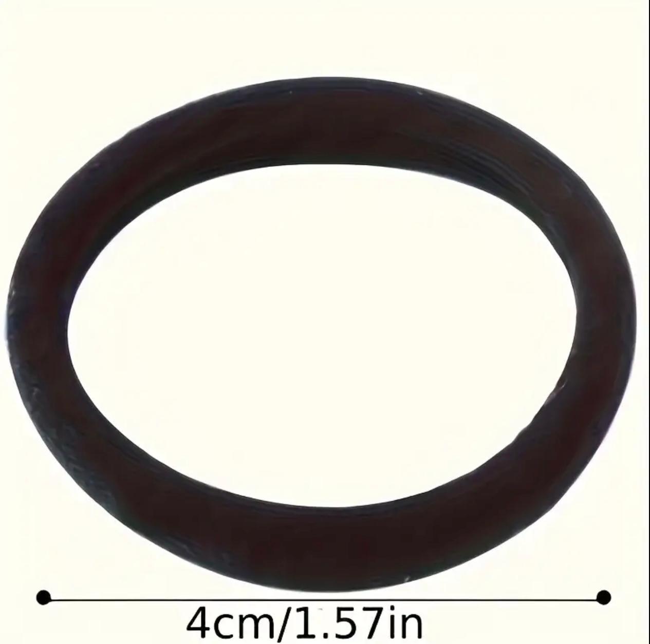 30pcs Black Elastic Hair Loops – Trendy Ponytail Holders for Women & Girls