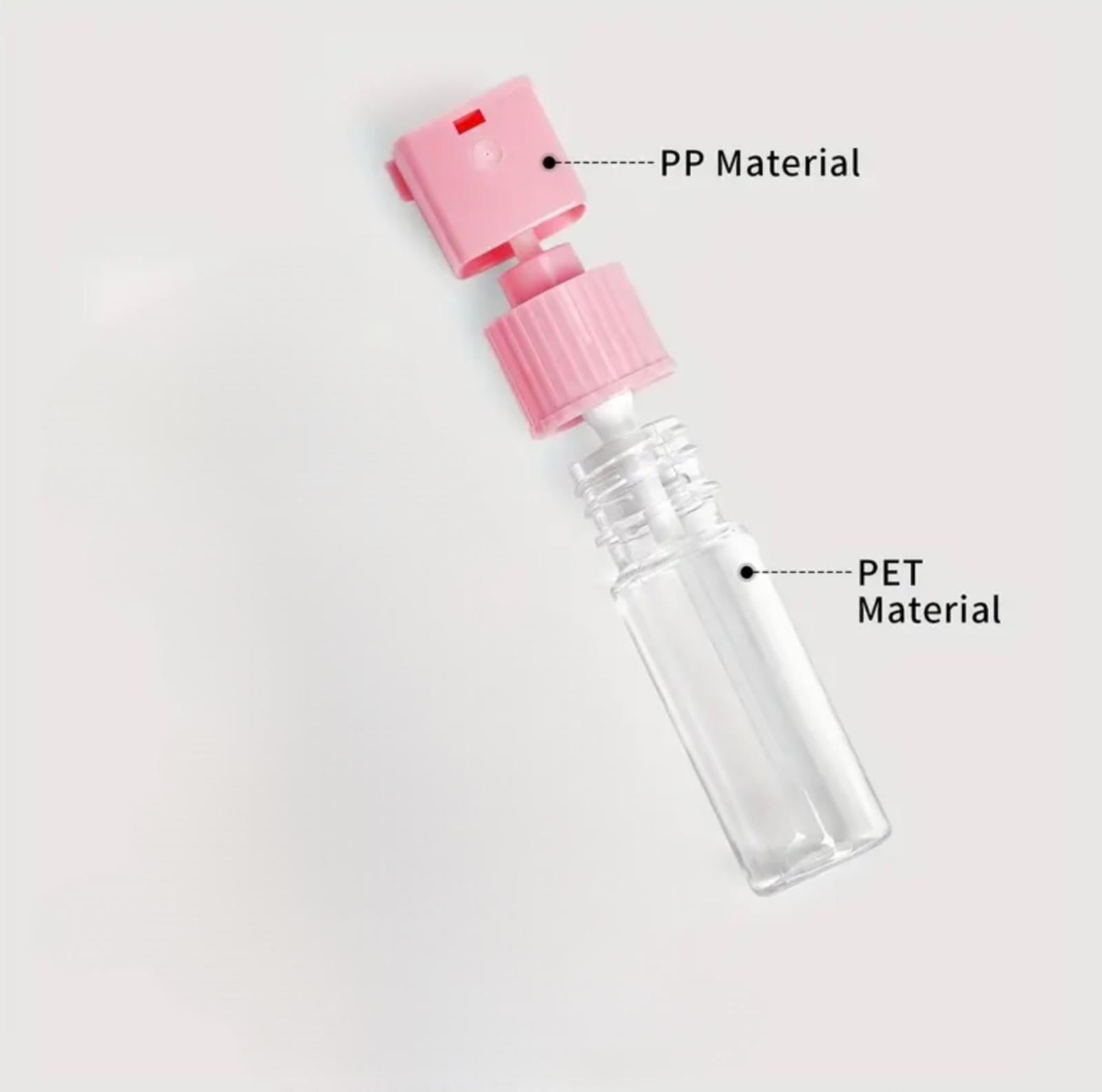 مجموعة زجاجات رذاذ صغيرة مكونة من قطعتين - بخاخ عطر للسفر قابل لإعادة الملء