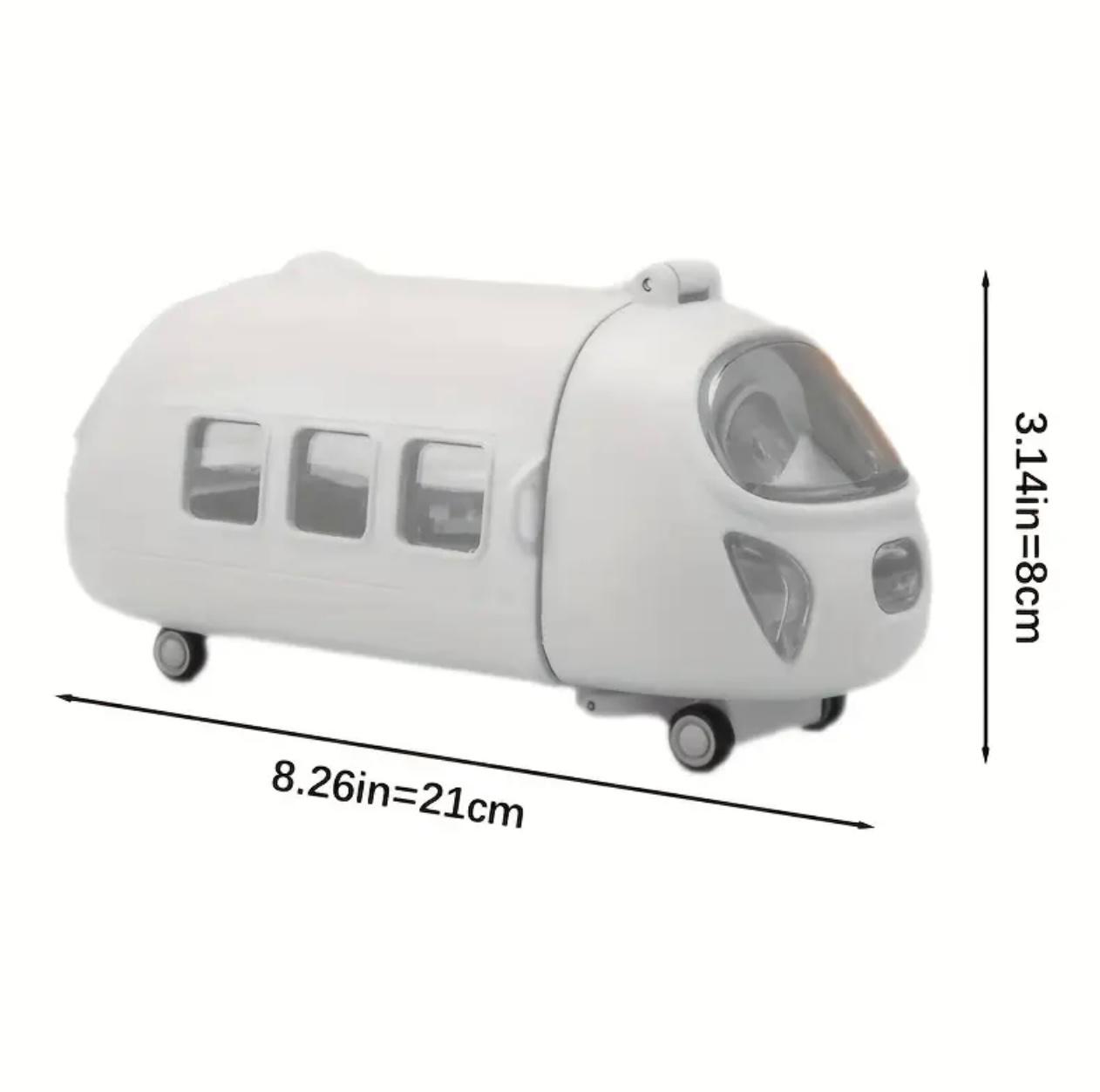 زجاجة مياه بلاستيكية على شكل قطار – كوب للسفر والخارج