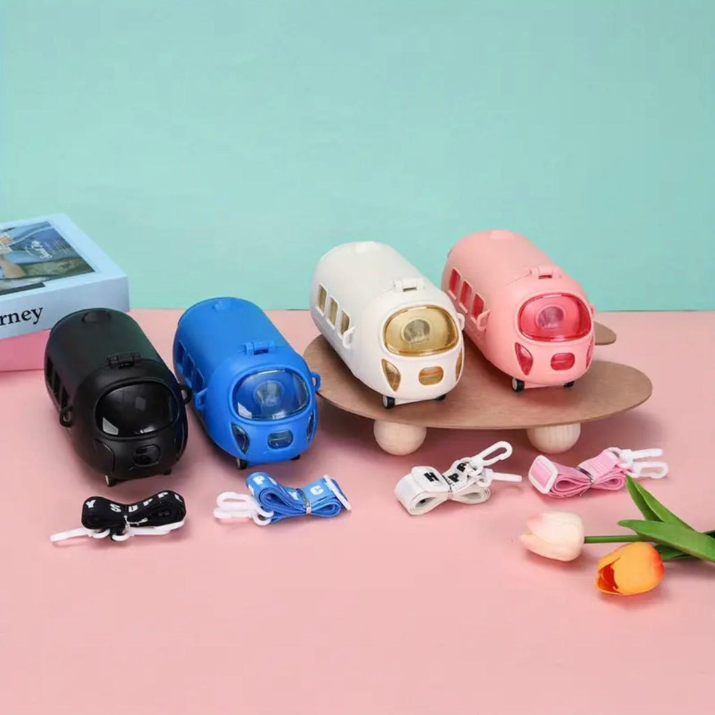 Train-Shaped Plastic Water Bottle – Travel & Outdoor Cup