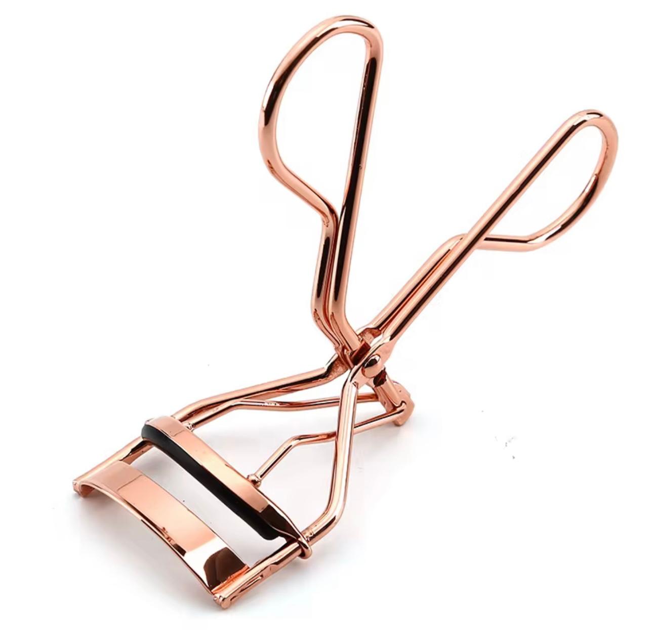 Custom Mini Portable Rose Gold Eyelash Curler – Comfortable Grip