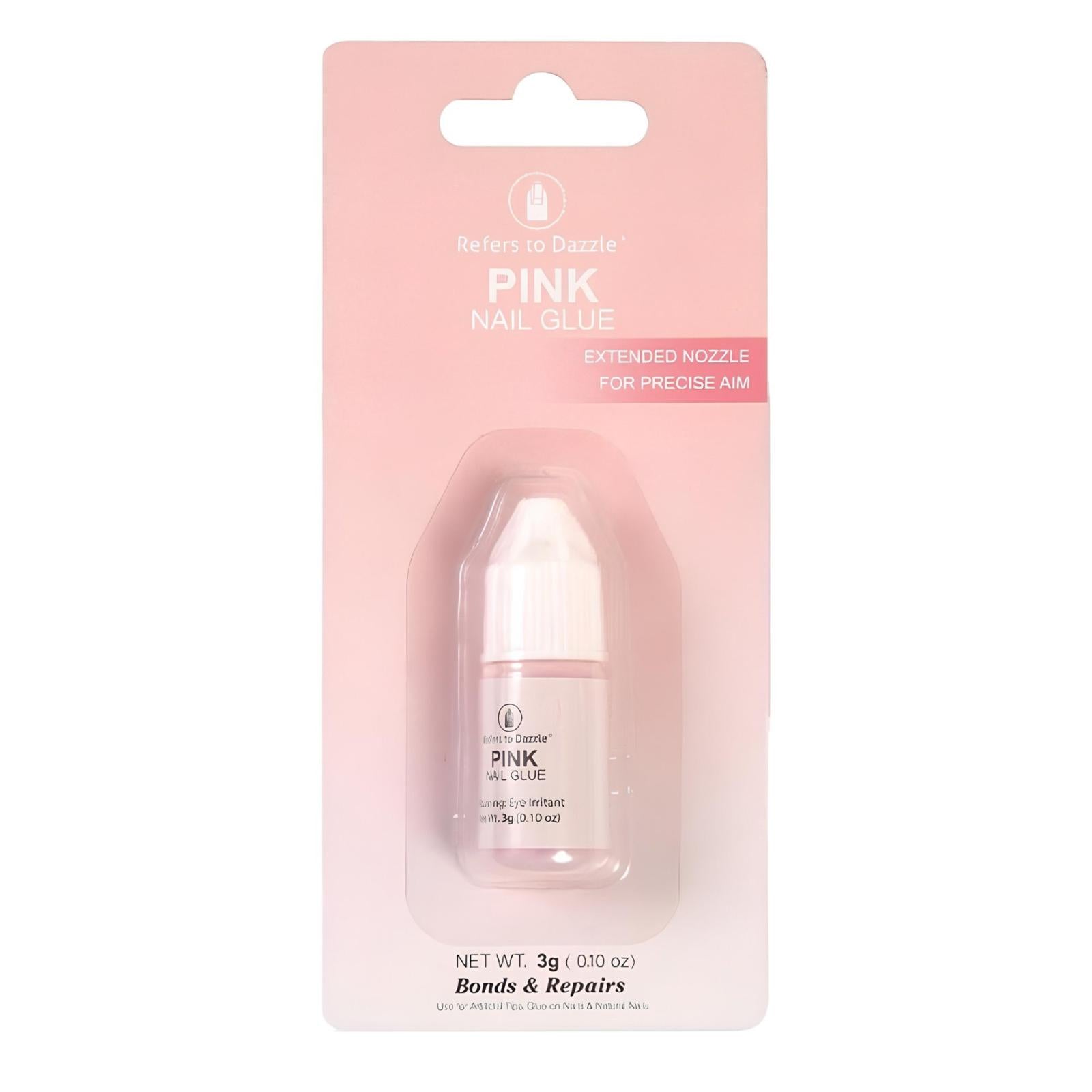 3g High Viscosity Nail Glue Gel for Press on Nails Super Fast Dry and Strong Adhesive for False Nail Tips