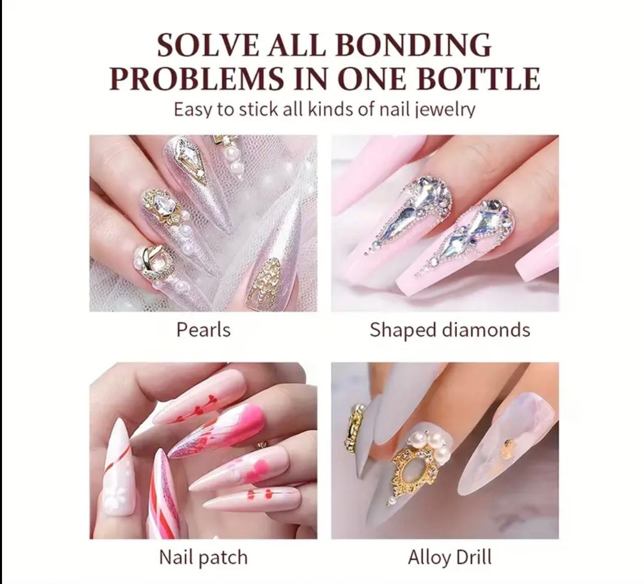 3g High Viscosity Nail Glue Gel for Press on Nails Super Fast Dry and Strong Adhesive for False Nail Tips