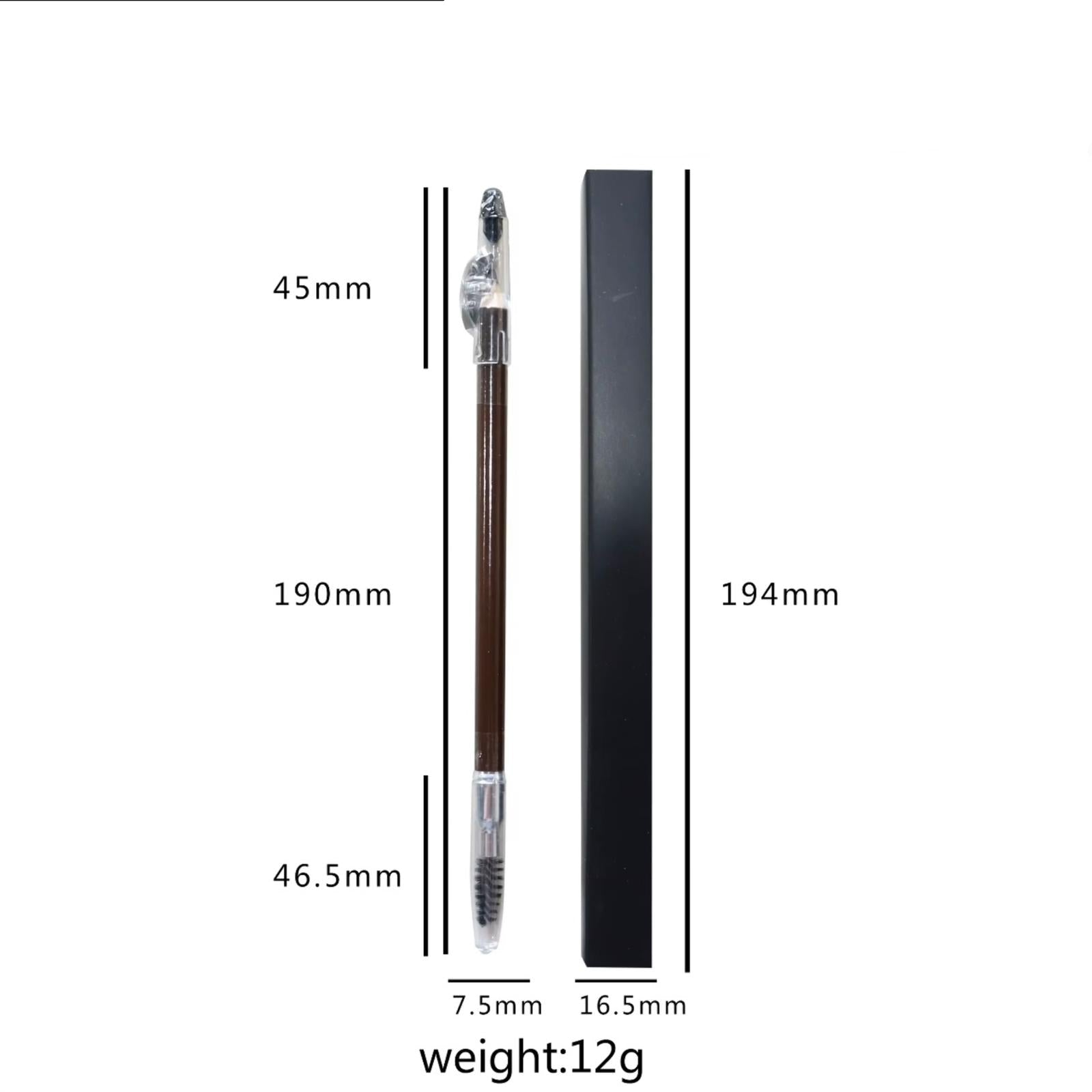 Microblading Eyebrow Pencil – Black & Brown, Waterproof & Long-Lasting
