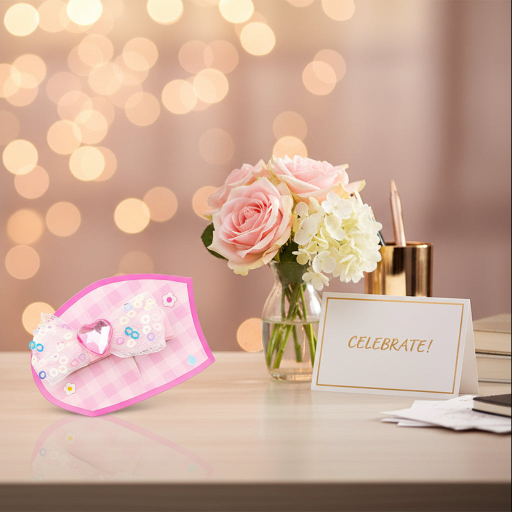 Butterfly Shaped Kids Hair Accessories Box – Cute & Colorful Set,Kids gift set