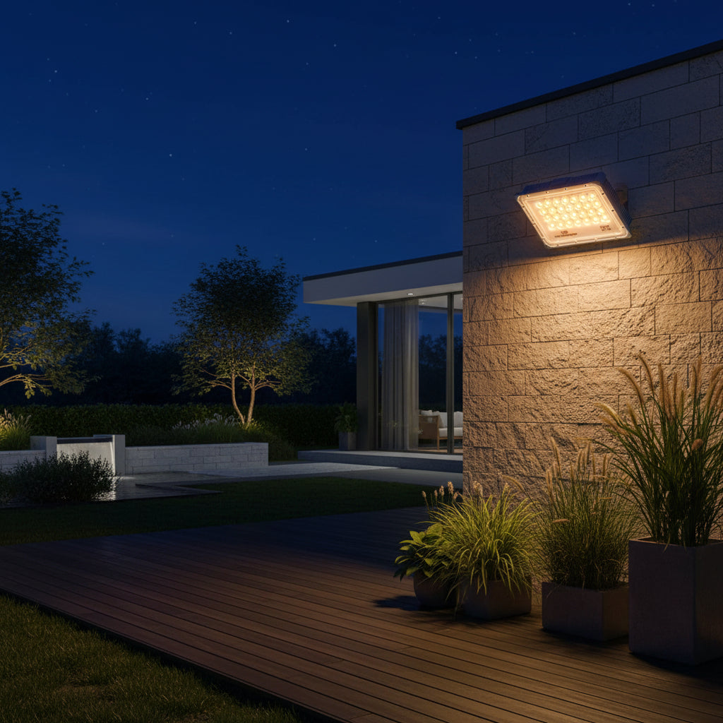 100W Solar LED Floodlight – USB Rechargeable Portable Outdoor Emergency Light for Garden & Camping