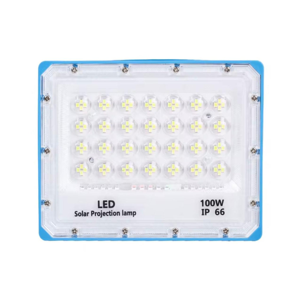 100W New Solar LED Floodlight USB Charging Emergency Light Portable Courtyard Garden Lighting Outdoor Camping Light