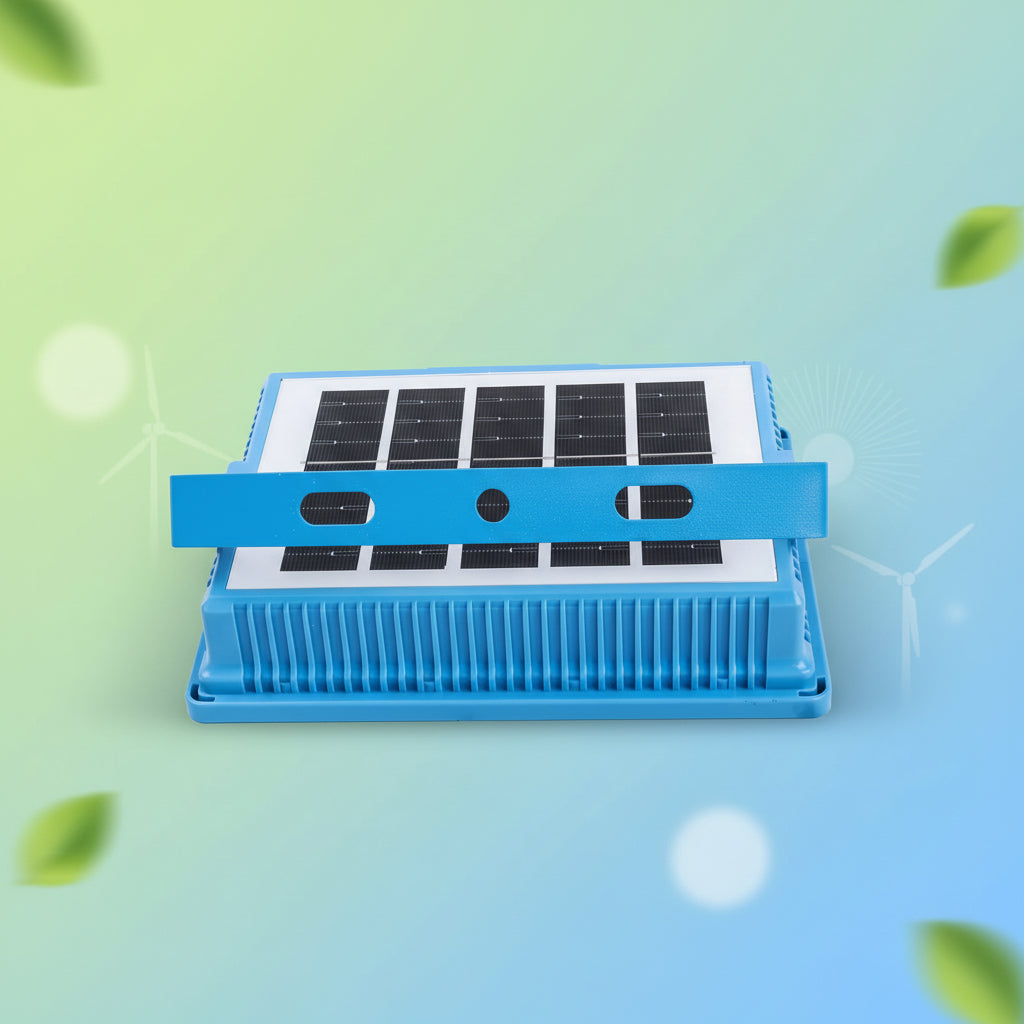 100W Solar LED Floodlight – USB Rechargeable Portable Outdoor Emergency Light for Garden & Camping