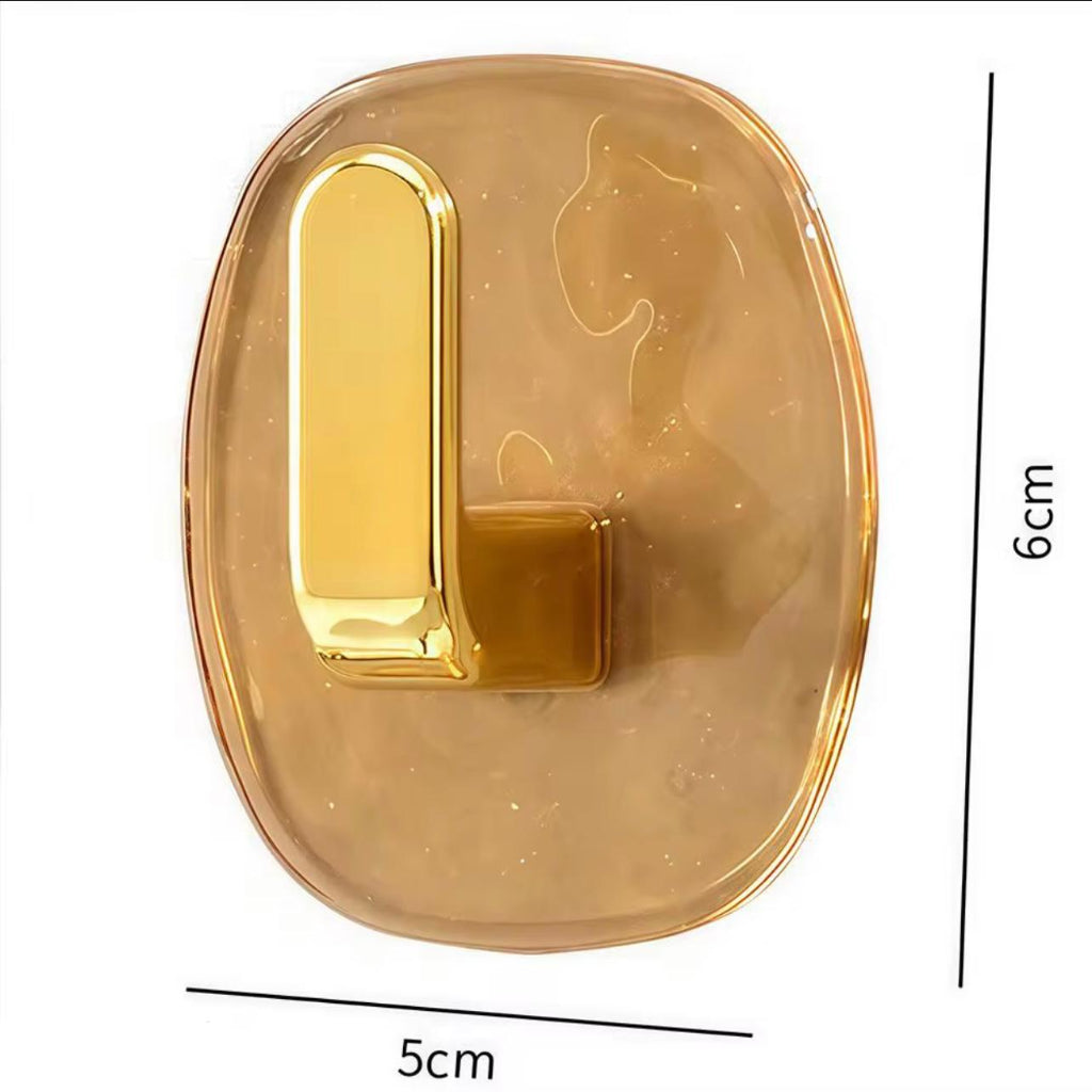 4pcs Set Easy-Install Adhesive Wall Hooks – No Drill, Heavy-Duty & Stylish Design,Bathroom & Closet