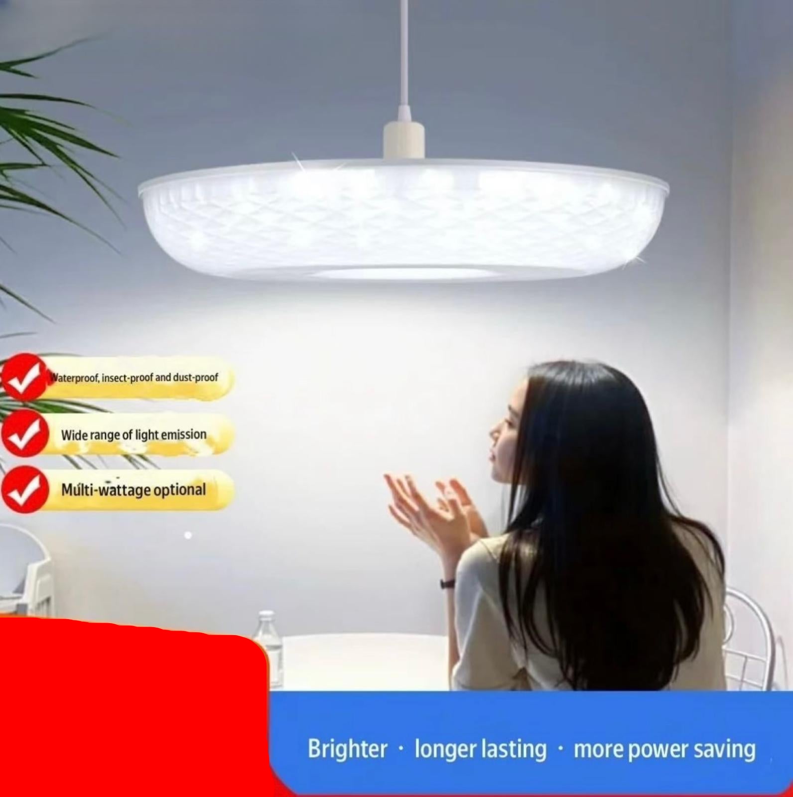 24 W Modern Energy Saving LED UFO Lights, Indoor and Outdoor Light, Universal