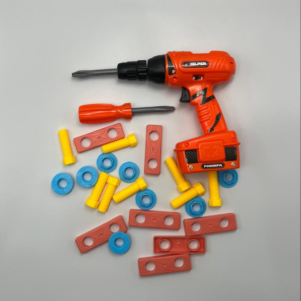 Kids Manual Electric Drill & Tool Play Set – Fun Learning Toy for Boys & Girls