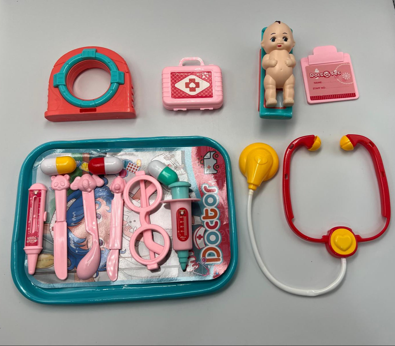 1 Set of Children's Doctor Playset, Medical Tools.Fun Learning Toy for Boys & Girls