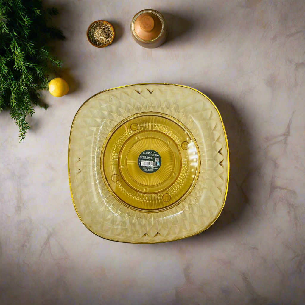 360 Rotating plastic Fruit Organizer Tray