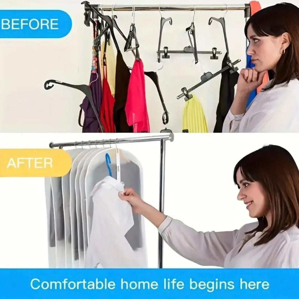 أكياس ملابس EVA شفافة أنيقة ( مقاس 60x140 سم )