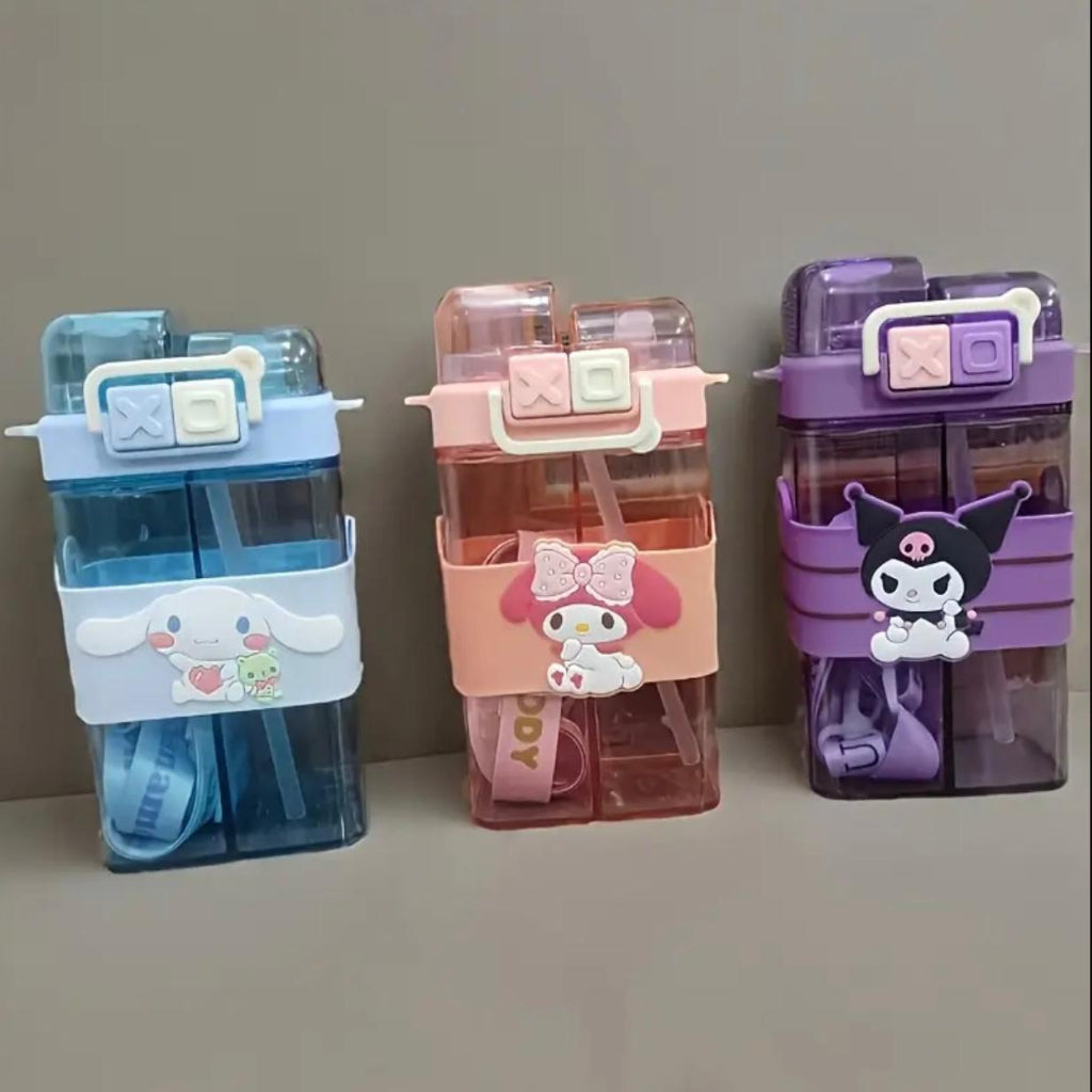 Dual Spout Straw Water Bottle β Kidsβ Portable Drinkware