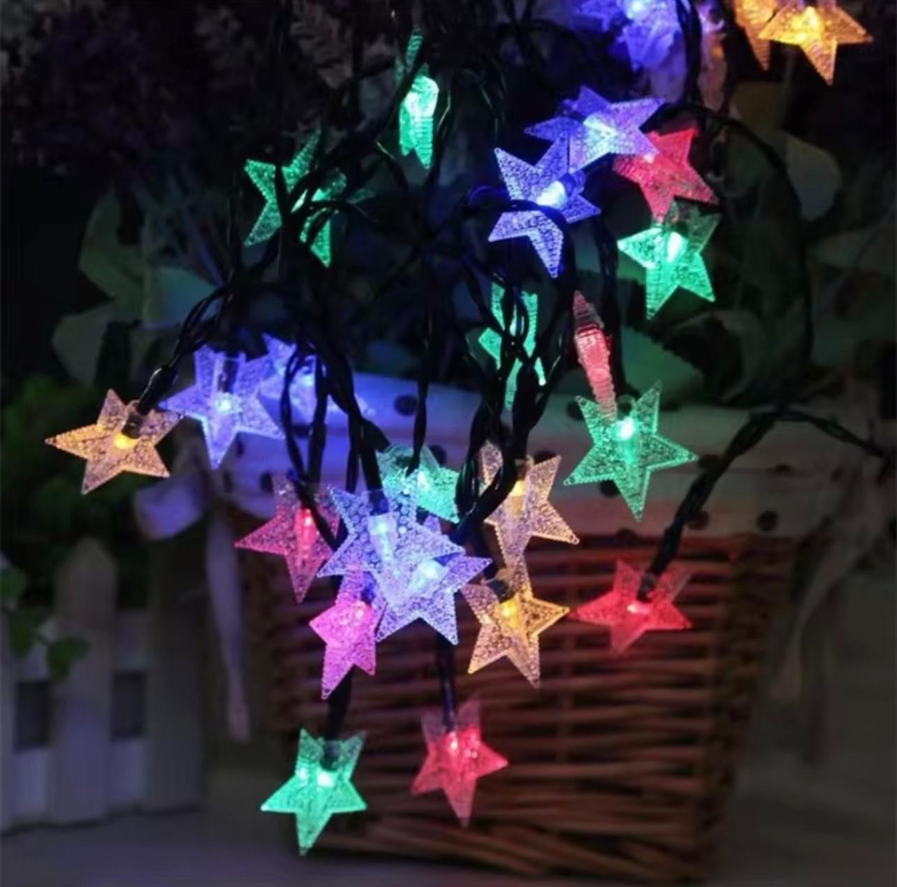 40LED 6M Star Fairy Lights - زينة إضاءة متعددة الألوان لأي مناسبة