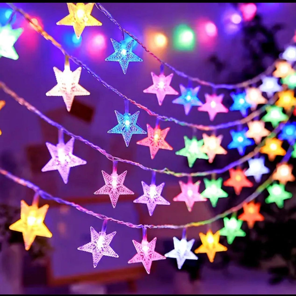 40LED 6M Star Fairy Lights - زينة إضاءة متعددة الألوان لأي مناسبة
