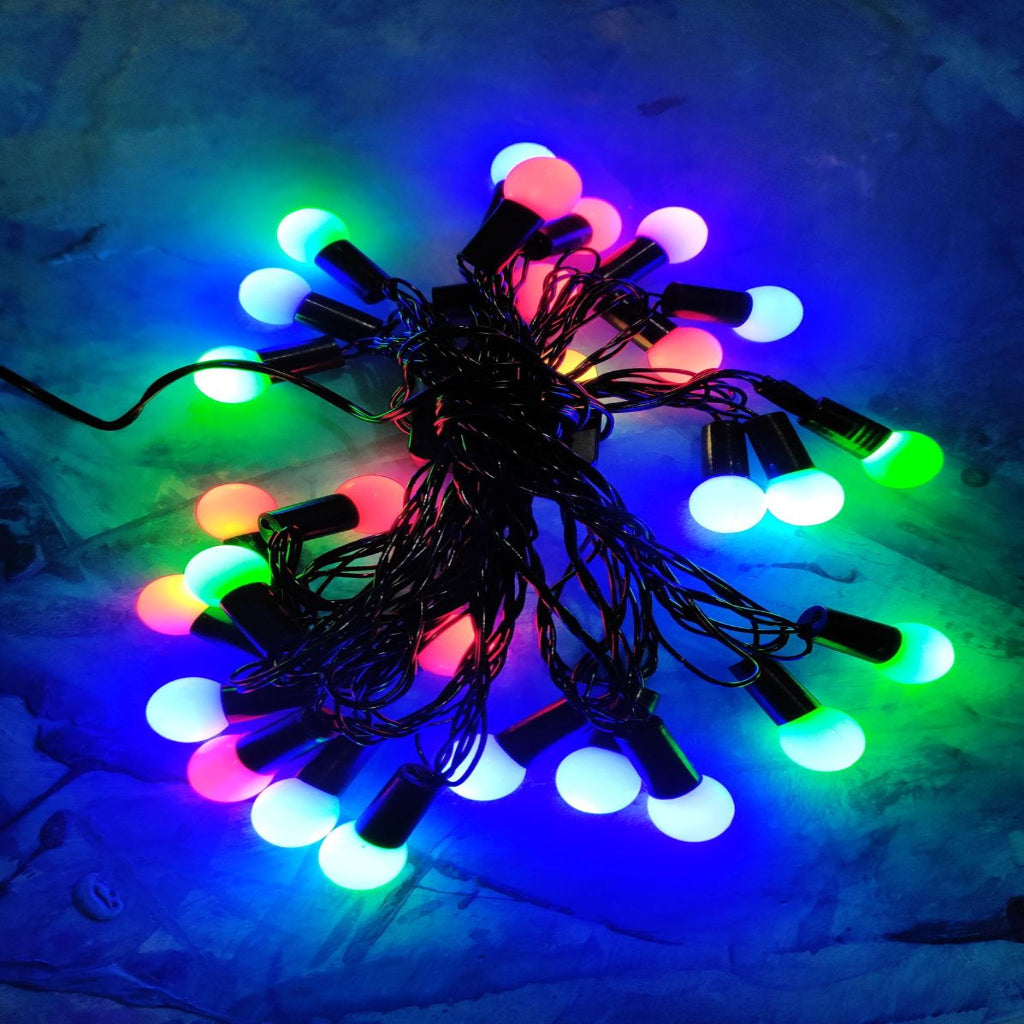 سلسلة مصابيح زخرفية 3M 40-LED - مصابيح خرافية تعمل بالطاقة بقابس 3 دبابيس للمنزل والحفلات والمهرجانات