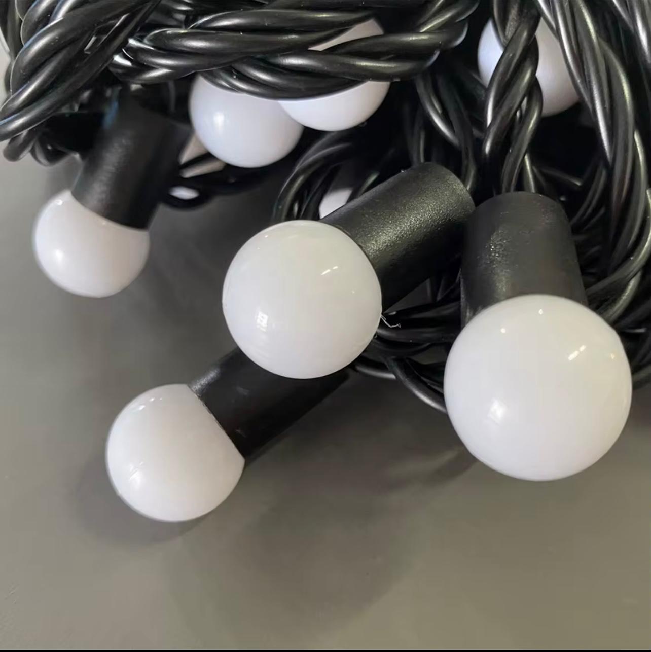 سلسلة مصابيح زخرفية 3M 40-LED - مصابيح خرافية تعمل بالطاقة بقابس 3 دبابيس للمنزل والحفلات والمهرجانات