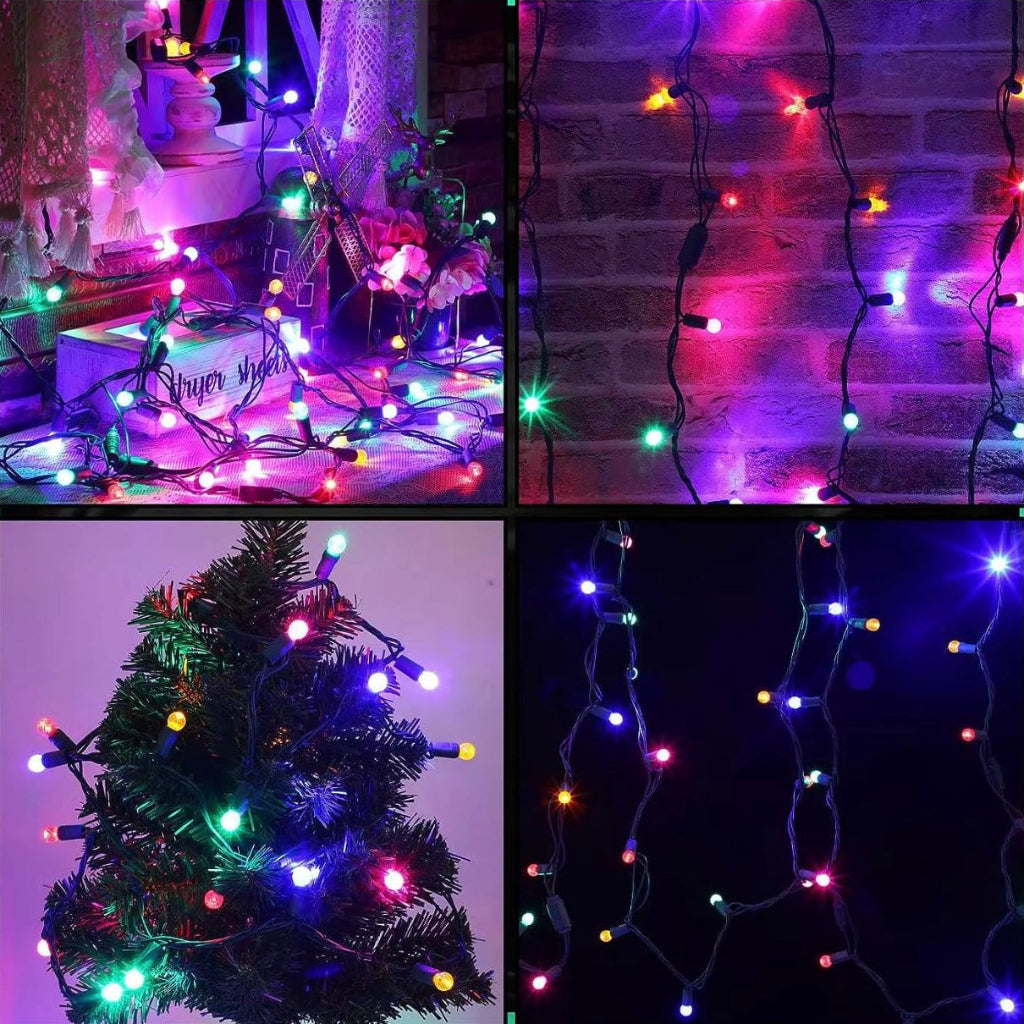 3M 40-LED Decorative String Lights – 3-Pin Plug Powered Fairy Lights for Home, Party & Festival Décor