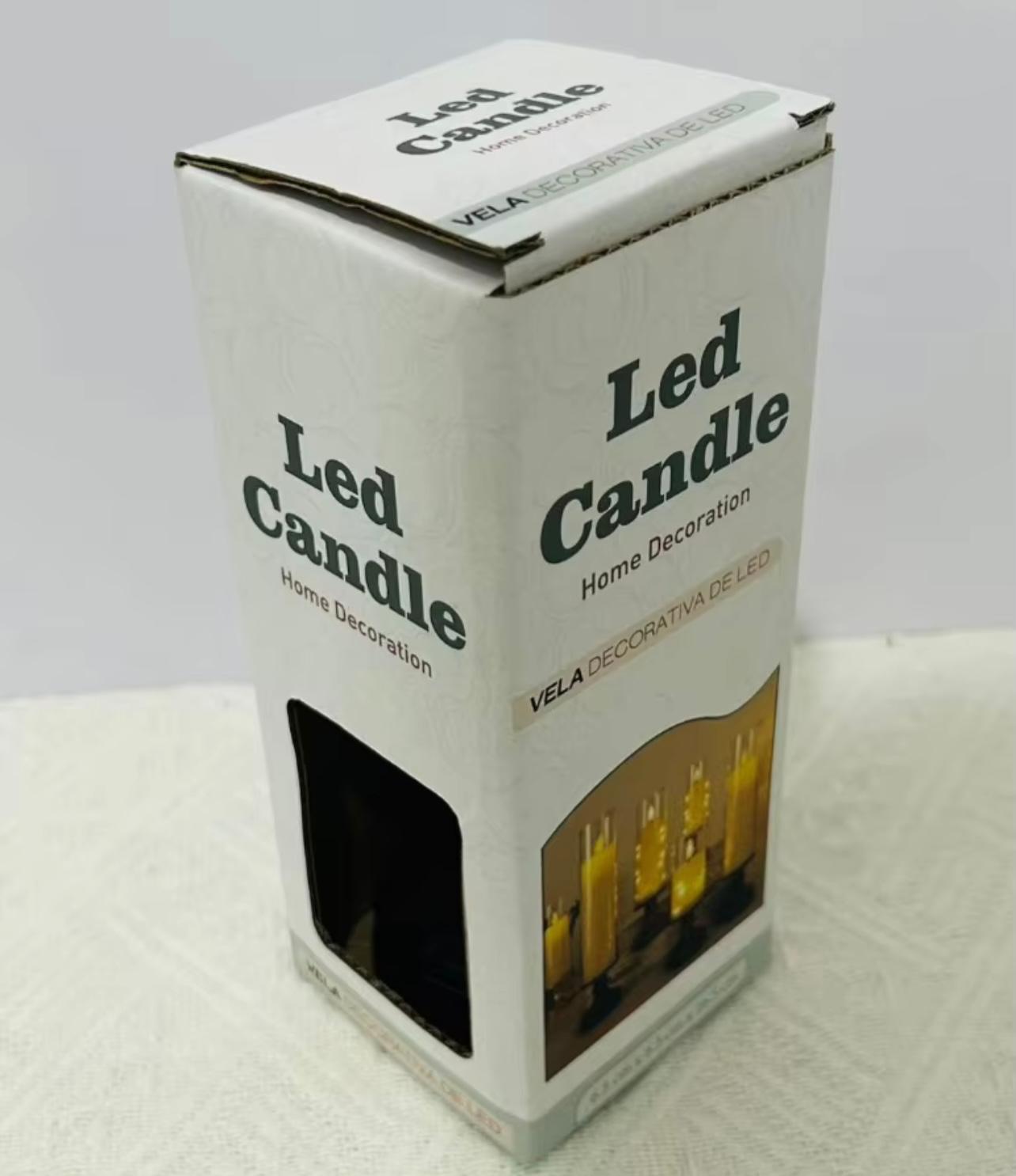 1 pcs Battery-Operated Flame LED Candlestick – Flameless Candle Light