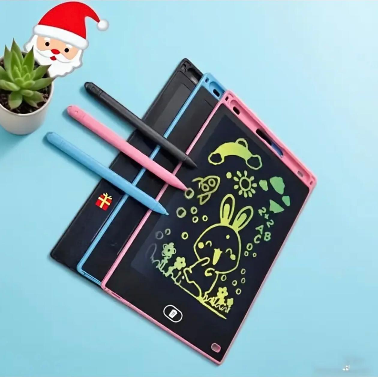 تابلت كتابة LCD - لوحة رسومات الشعار المبتكرة الملونة للأطفال (قابلة لإعادة الاستخدام وتعليمية)