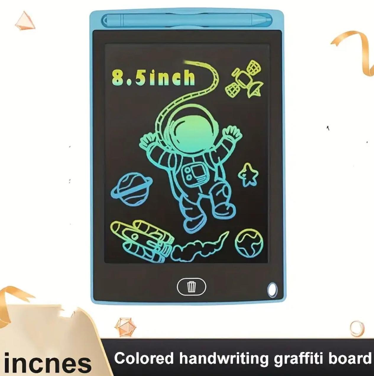 تابلت كتابة LCD - لوحة رسومات الشعار المبتكرة الملونة للأطفال (قابلة لإعادة الاستخدام وتعليمية)