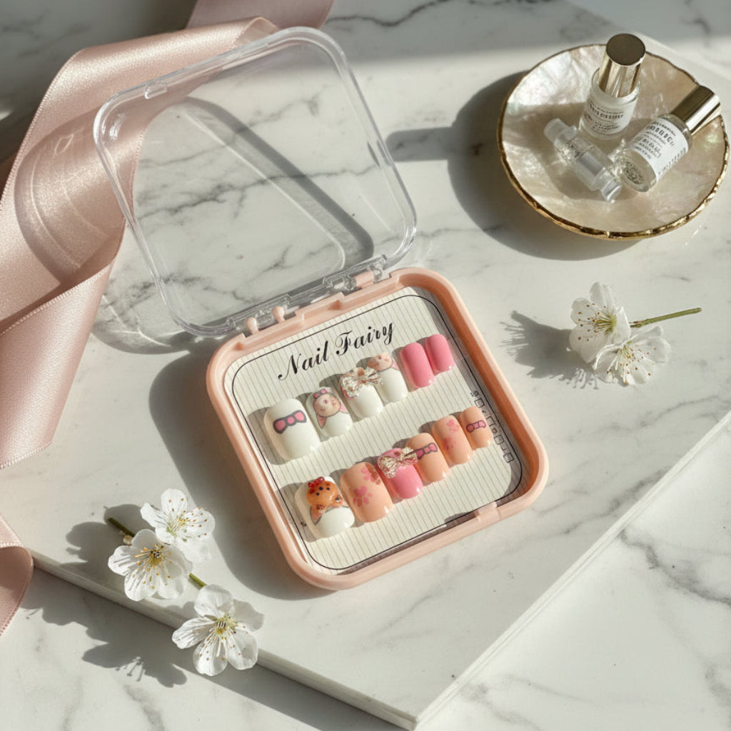 12 Pcs Nail Art Kit β Elegant Style Random model, Complete Manicure Set for Creative Nail Design