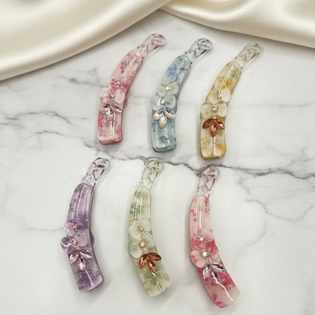 1 Pc Hair Clip – Elegant Fancy Model, Stylish & Durable Design