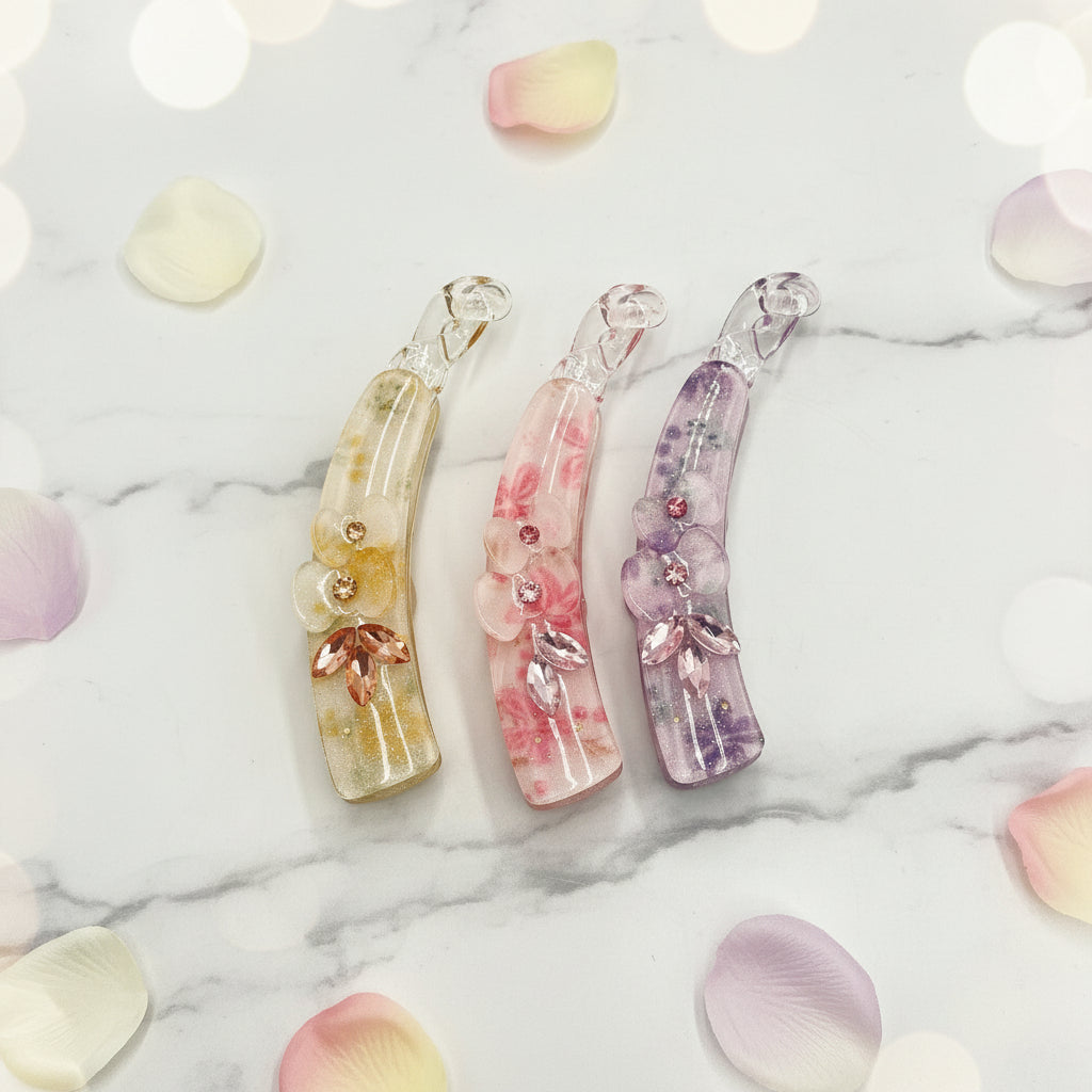 1 Pc Hair Clip – Elegant Fancy Model, Stylish & Durable Design