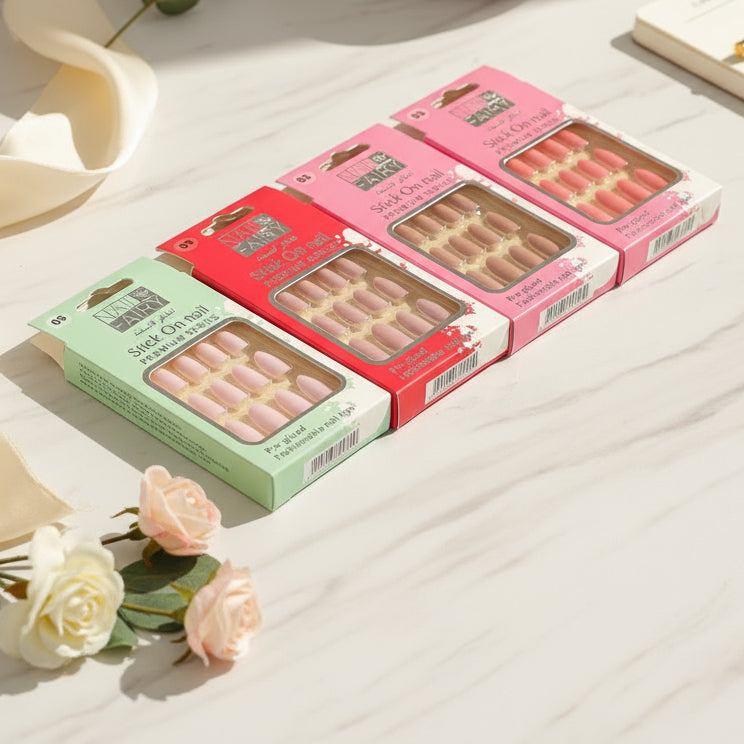 12 Pcs Nail Art Kit β Elegant Style, Color full design Complete Manicure Set for Creative Nail Design