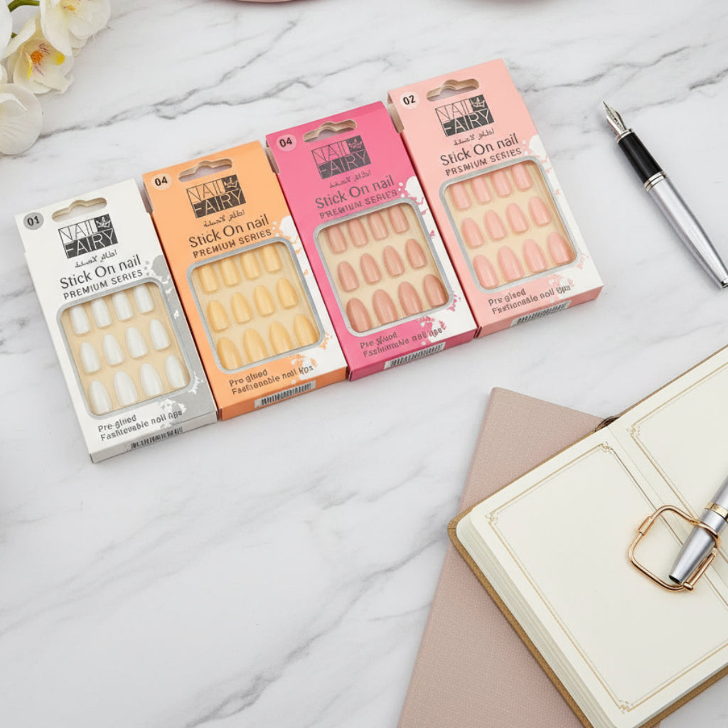 12 Pcs Nail Art Kit β Elegant Style, Color full design Complete Manicure Set for Creative Nail Design