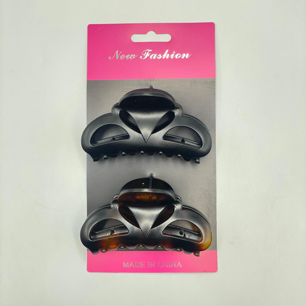 2 Pcs Hair Clip Set – Random Models, Stylish & Durable Design