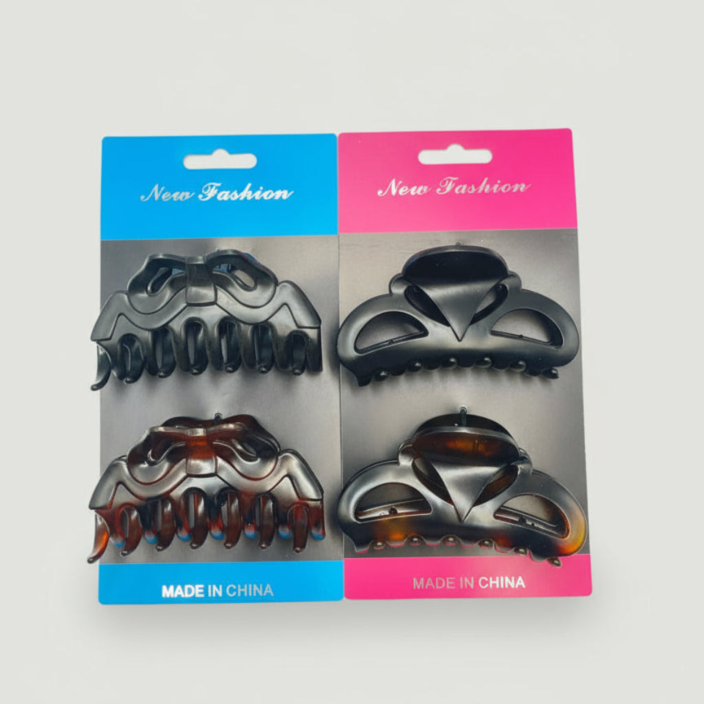 2 Pcs Hair Clip Set – Random Models, Stylish & Durable Design