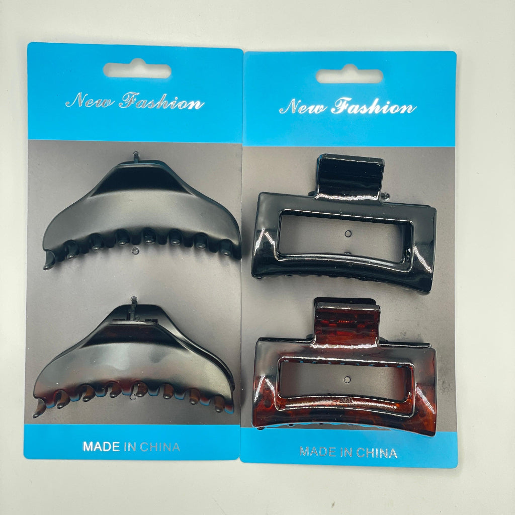 2 Pcs Hair Clip Set – Random Models, Stylish & Durable Design