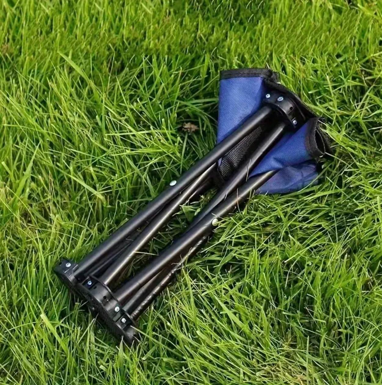 Portable Collapsible Stool – Tropical Leaf Design Travel Chair