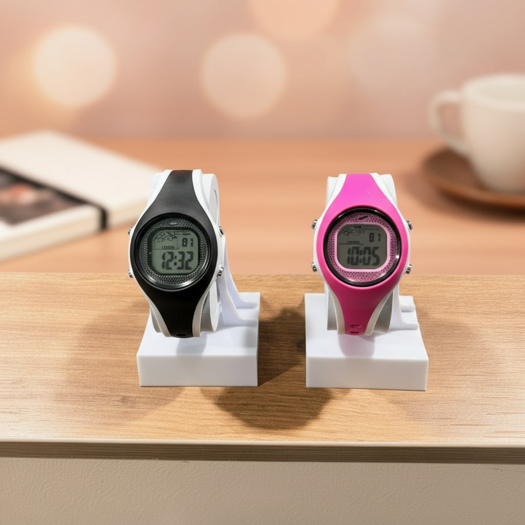 ساعة أطفال أنيقة - ساعة يد ممتعة وملونة ومتينة للأولاد والبنات