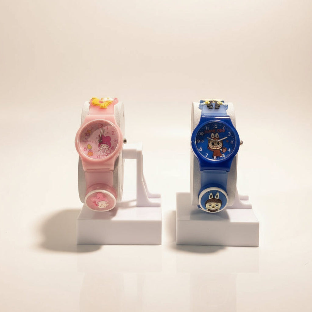Kids Hello Kitty & Kuromi Lighting Watch β Cute LED Wristwatch for Girls