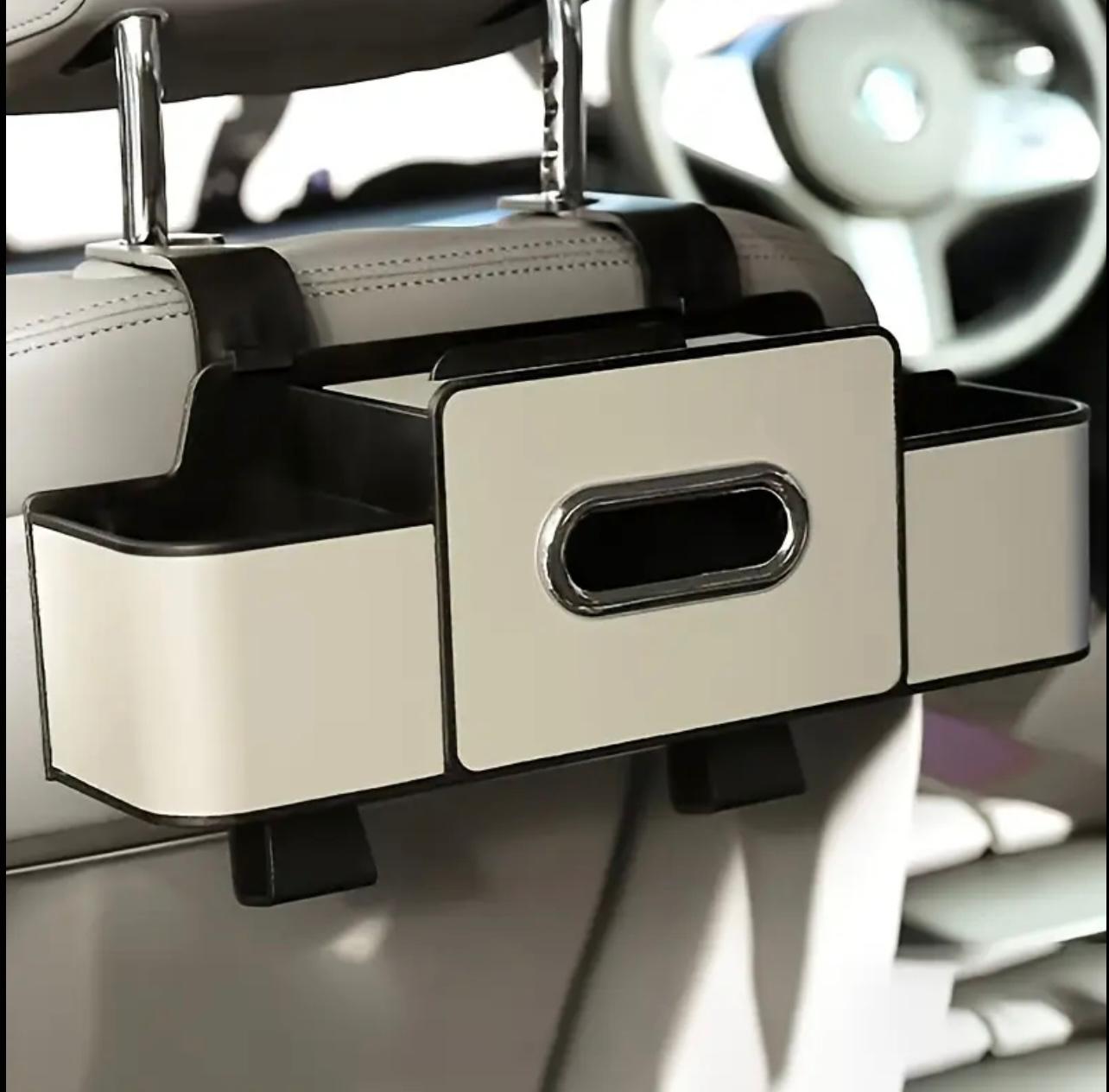 Premium Car Seat Back Organizer with Adjustable Hooks