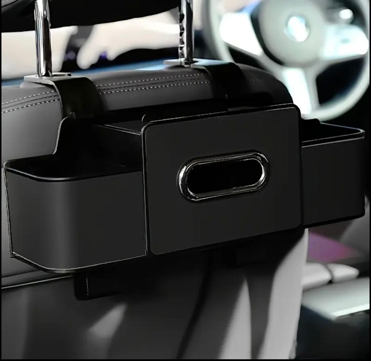 Premium Car Seat Back Organizer with Adjustable Hooks