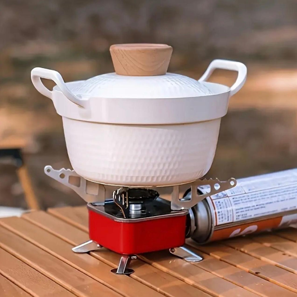 Portable Gas Camping Stove with Ignition β Windproof Outdoor Cooker for Camping, Hiking & Picnics