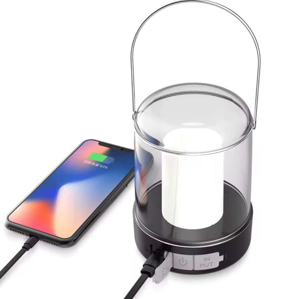 Multifunctional Camping Light β USB Rechargeable LED Lamp & 3 Color Modes