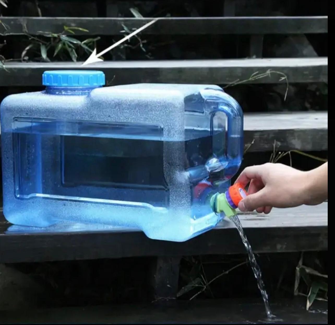 Camping Outdoor Square Bucket with Faucet – Large-Capacity Portable Water Storage Container for Car & Home Use