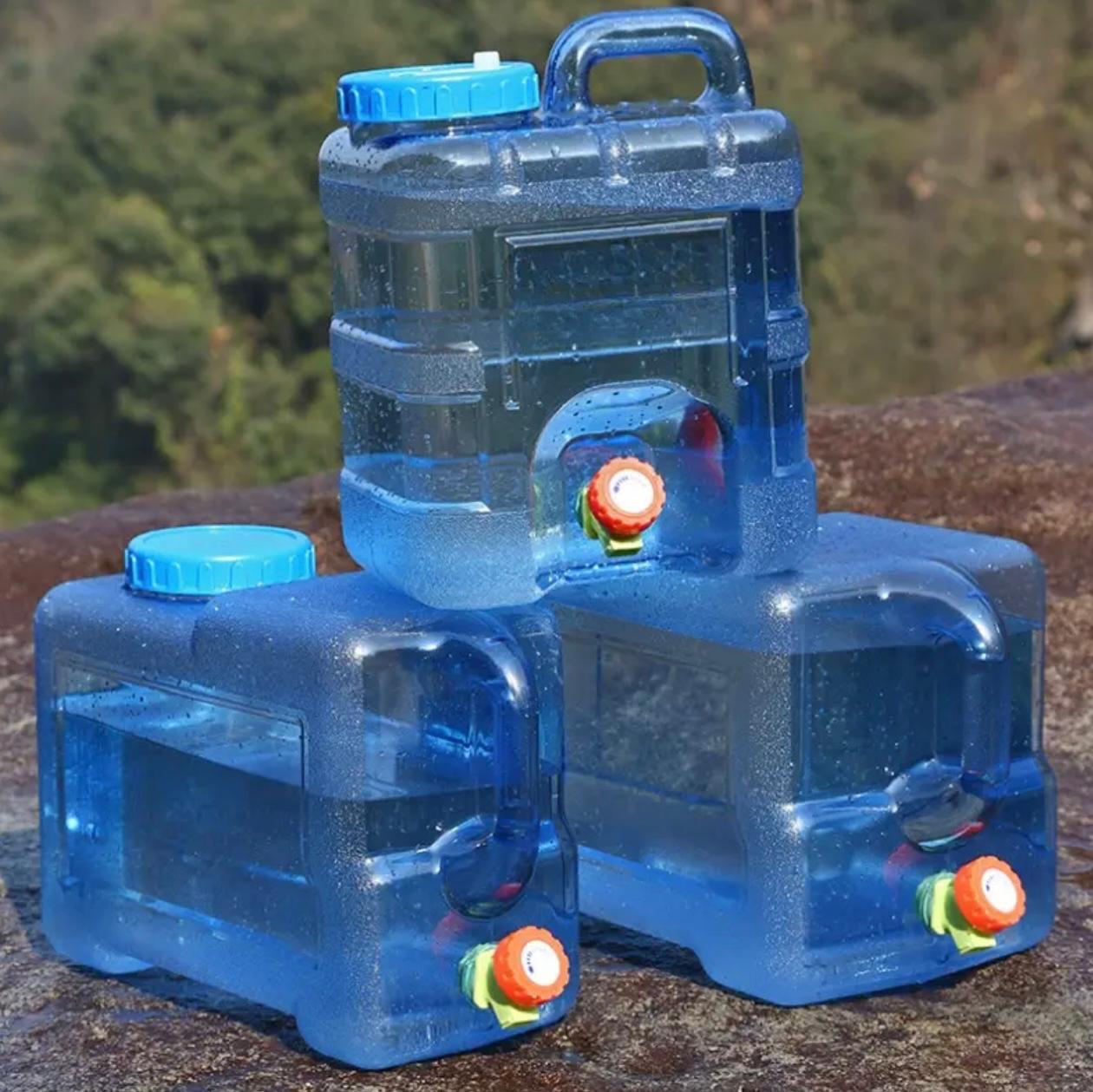 Camping Outdoor Square Bucket with Faucet – Large-Capacity Portable Water Storage Container for Car & Home Use