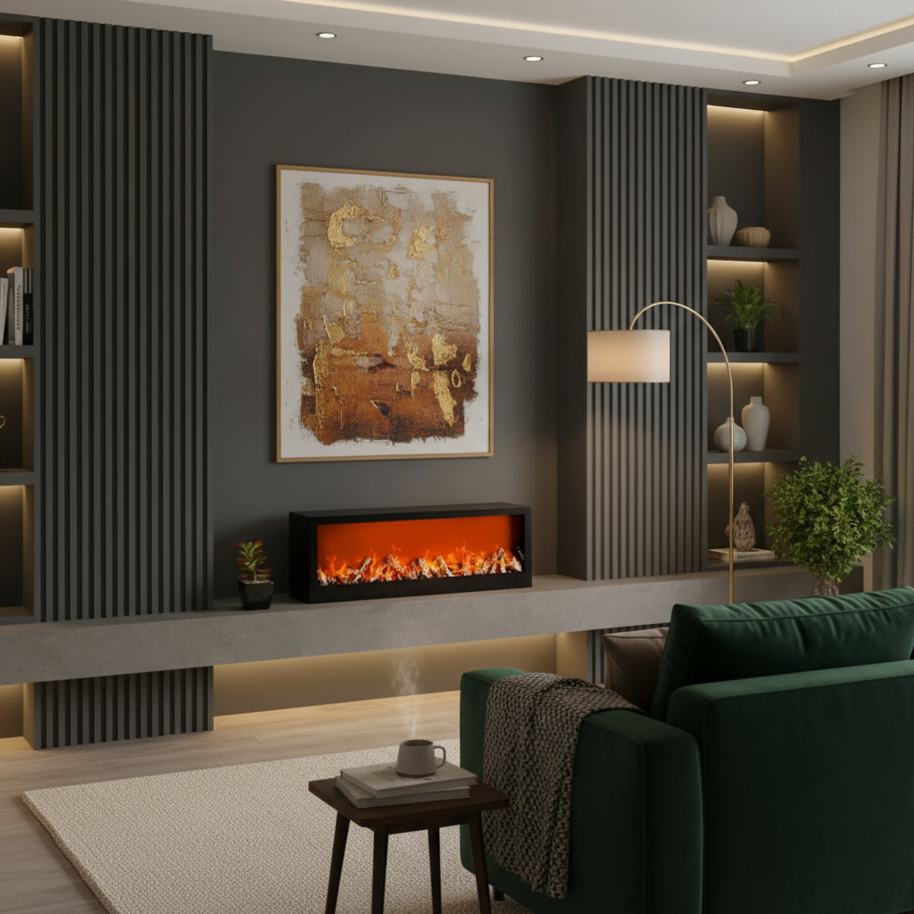 LED Fireplace Lantern β Flame Effect Fire Lamp for Home, Living Room & Office Decoration