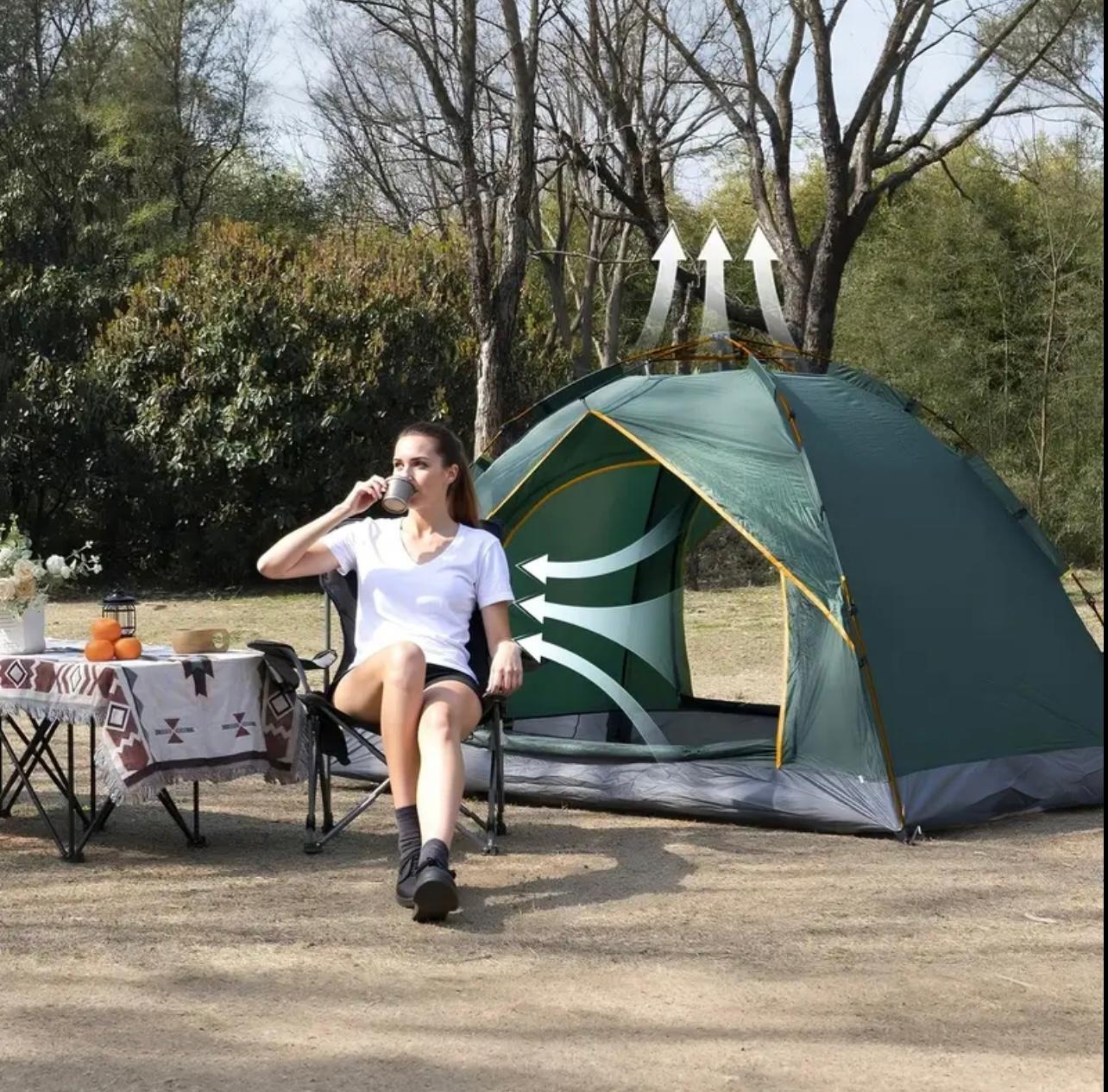 Automatic Pop-Up Camping Tent – Portable Outdoor Shelter for Hiking, Travel & Adventure