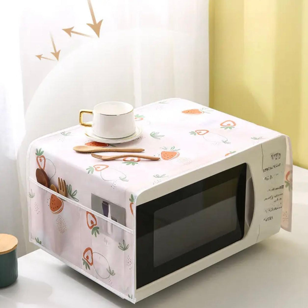Modern PEVA Microwave & Random Oven Cover – Stylish, Waterproof & Dustproof Protection