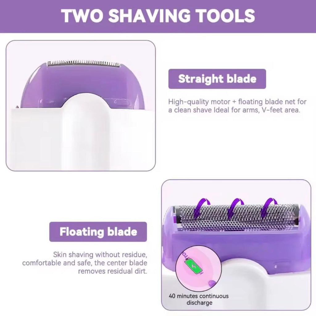 Mini Rechargeable Electric Epilator β Painless Hair Removal for Face & Body